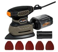 Machine à poncer Delta, 220 W, 15 000 tours par minute, avec bac à poussière et 20 feuilles abrasives