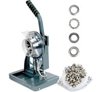Machine à poser des œillets, machine semi-automatique pour œillets 6mm | Kit d'outils de presse à poinçonner avec alimentation en œillets, pour bannières, auvents et affiches