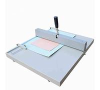 Machine à rainer A4 pour papier et carton avec règle de positionnement - Outil de rainage manuel de bureau pour couvertures brillantes, projets de loisirs créatifs et reliure - Indispensable pour un
