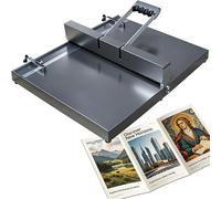Machine à rainurer manuelle, 350 mm. Machine manuelle de rainurage et de pliage du papier. | Machine de pliage de papier A3/A4, avec guide de positionnement et règle, pour cartes de vœux, brochures, p