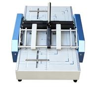 Machine à relier à piqûre à cheval de bureau, agrafeuse électrique A3 combinée, couture automatique du papier et création de livrets pliants for dépliant manuel, bulletin d'église