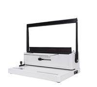 Machine à relier, Machine à relier spirale, machine peigne, perforation 20 feuilles, 34 trous carrés, capacité de reliure 140, métallique