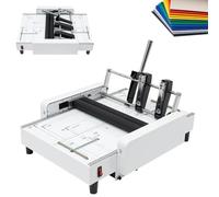 Machine à relier pliante de papier A3, machine à relier 60W, 297 * 420mm-197 * 273mm, 200-300 livres/h pour les magasins d'impression d'usine à domicile d'école de bureau