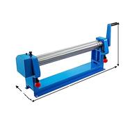 Machine à rouleaux de glissement 300mm 320mm 610mm bureau manuel plaque métallique cintreuse fil cônes cylindres Tubes rouleau presse façonnage outil Durabilité, Efficacité(RB 610)