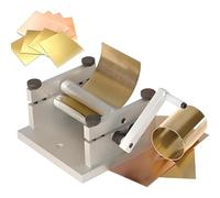 Machine à rouleaux manuelle, machine à rouleaux de 60 mm | Mini laminoir DIY pour le pliage des métaux, rouleaux réglables, laminoir manuel pour le bricolage