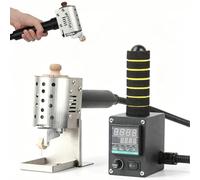 Machine à rouler de colle thermofusible, 150 W, température réglable 50-300 ℃, distributeur de colle pour tissu, emballage, maroquinerie avec rouleau (3 mm)