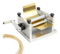 Machine à rouler les plaques, outil manuel de pliage en métal, rouleaux réglables, rouleau de précision pour feuilles métalliques, projets de bricolage