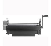 Machine à rouler manuelle en métal de 32 cm, rayon de rouleau réglable pour cônes et coudes, construction en acier, travail des métaux de précision