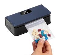 Machine à sceller et coupeur de sachets mini - Refermeuse Magnétique avec Coupe-fil 6 Niveaux,avec Écran LCD pour Scellage Alimentaire,Pour Snacks, Sandwichs, Cuisine, Appartement, Dormitory, Frigo, V