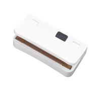Machine à sceller les sacs à copeaux - Mini rechargeable | 5 vitesses | Outil 2 en 1 et cutter - Réservoir alimentaire portable en ABS - Accessoire de stockage alimenté par USB - Pour cuisine