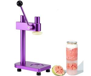 Machine à sertir portable pour bouteilles en aluminium et PET, capacité d'étanchéité 250-700 ml, idéale pour un usage domestique ou commercial