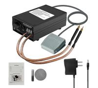 Machine à souder par points, haute puissance 8000 W, portable et réglable, 110-240 V, prise UE noire