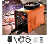 Machine à souder Portable MMA-250, soudeur électrique à Arc onduleur, courant réglable, compacte, avec boîte de rangement d'outils Prise EU 220V