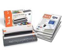 Machine à spirales à fil pour documents DIN A4 - modèle personnel - capacité de 60 feuilles - encre incluse