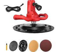 Machine à stratifier le béton électrique, vitesse réglable, design ergonomique, rouge