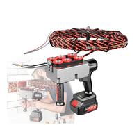 Machine Automatique de Cordage de câbles avec Batterie au Lithium, extracteur de câbles électriques 40 m/Min, rétracteurs de Tubes cachés pour électriciens,25000mah,30m