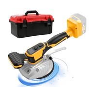 Machine Carrelage Vibrante pour Dewalt 20V Batterie, Vibreur de Carrelage Ventouse 120 x 120mm 8 Vitesses Réglables Capacité de 60kg de Carrelages & Carreaux Muraux (Sans Batterie)