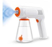 Machine de brumisation professionnelle sans fil, 420 ml, pistolet pulvérisateur nano rechargeable avec 2 vitesses, pulvérisateur électrique portable pour la maison, le bureau et les détails