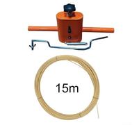 Machine de câblage de conduit de 4,5 m en alliage d'aluminium avec système de serrage à une touche, câble longue distance réglable