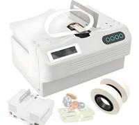 Machine de cerclage automatique compacte pour billets de banque professionnelle avec comptage automatique et reliure croisée pour cartes de billets