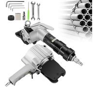 Machine de cerclage pneumatique en acier pour sangles de 19/25/32 mm de largeur, tendeur et scellant de coupe, outil efficace d'emballage