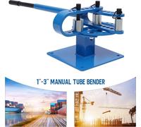 Machine de cintrage de tubes - Cintre-tube manuel - Pour tubes en acier de 25 à 75 cm - 7 matrices circulaires - Pour acier au carbone / acier doux - Traitement thermique de recuit