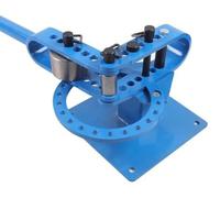 Machine de cintrage de tubes, cintreuse manuelle pour tubes avec 7 matrices, de 25 à 75 mm, épaisseur maximale des tubes : 8 mm. Machine de cintrage pour tubes en acier de construction