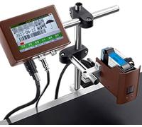 Machine De Codage De Date Pour Ligne De Production, Codeur Jet D'encre En Ligne, Machine De Codage De Date Pour Imprimante De Code Qr/Code-Barres/Numéro De Lot/étiquette/Image/Date(Red,12.7mmWidth)