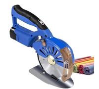 Machine De Coupe De Tissu Sans Fil Vitesse Réglable Poussée Manuelle Rotative électrique Pour Tissu 100mm