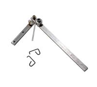 Machine de de barres en acier - Plieuse manuelle réglable en pliable | Outil de de tubes en acier haute résistance pour bricolage, garage, petits projets, artisanat, barres