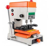Machine de découpe de clés verticales 180 W, kit de duplicateur de clés | Comprend des fraises, des outils de positionnement, des inserts de fixation et des accessoires d'étalonnage pour la