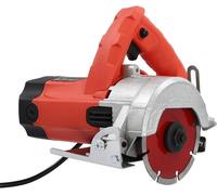 Machine de découpe de pierre 1,58 kW, 13000 tr/min, mini-scie, scie circulaire manuelle, scie à béton, coupe-carrelage, lame de scie de 110 mm, profondeur de coupe maximale de 0-34 mm, portable, scie