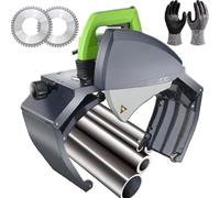 Machine de découpe de tuyaux électrique automatique, multifonction et précise pour tuyaux en plastique et métal de 400 mm, outil de coupe rapide de pipeline