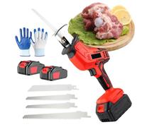 Machine De Découpe D'os Portative, Scie De Boucher Électrique Pour Maison Commerciale, Alimentée Par Batterie, Pour Côtes De Poisson De Porc, De Viande D'os