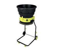 Machine de découpe électrique 2500W avec roues pour nettoyage de jardin | Broyeur de feuilles électrique à haute efficacité - Trancheuse de jardin efficace pour la propreté du jardin et le compostage