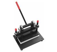 Machine de découpe et de gaufrage manuelle – Presse à découper le cuir, actionnée par levier – Acier carré – Course de 12 mm – Adaptée aux plaques EVA et aux travaux de loisirs – Noir