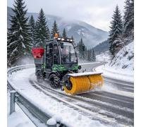 Machine de déneigement commerciale - Chasse-neige autoportée pour parkings | Machine de déneigement automotrice pour usage commercial, angle de lame réglable, déblaiement haute puissance pour parkings