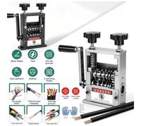 Machine de dénudage de câbles - 6TL1381SV - Manuelle - Avec manivelle - Portable - Mobile - Pour câbles en cuivre - Argent