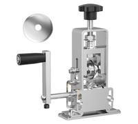 Machine de dénudage de câbles - Dénudeur de fils - 1 à 25 mm - Manivelle manuelle - Appareil manuel - Mobile - Argent