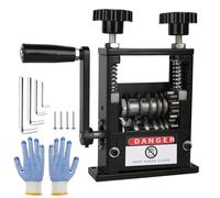 Machine de dénudage de câbles - Dénudeur de fils - Entraînement pour perceuse - Manivelle - Portable - Pour câbles en cuivre de 0,3 à 1,7 cm - Noir