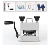 Machine de dénudage de câbles - Manuelle et à entraînement par perceuse - Portable - Pour câbles en cuivre de 3 à 17 mm - Robuste - Pour le recyclage - Argent