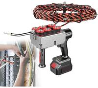 Machine de dessin de fil 40m/min pour les électriciens, outil de filetage de tuyau automatique avec moteur sans brosse, tireur de câble robuste pour le câblage mural, la construction et l'installation