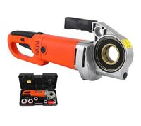 Machine de filetage électrique portable 2300 W, 1,3 à 5,1 cm | Fonctionne à 25 tr/min et comprend six têtes de matrices interchangeables et un étui de transport pour tuyaux galvanisés et
