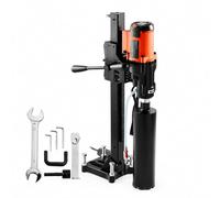 Machine de forage diamant humide et sèche 3200 W, plate-forme de forage industrielle de noyau de béton 750 tr/min avec support