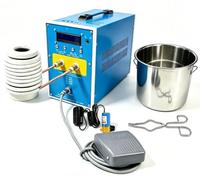 Machine de forgeage par induction, Outil de chauffage par induction(2-7 kW) | Chauffage par induction haute fréquence, pédale de commande, Pour brasage, trempe, fusion(3000W)