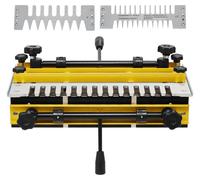Machine de fraisage Zinken SucceBuy, largeur de travail de 31 cm, appareil équipé de 4 têtes de fraisage et de 3 gabarits, alignement précis pour les assemblages à tenons, adaptée à la fabrication de 