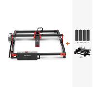 Machine de gravure et de découpe laser - KIT DIY SET4 - 10 W - Surface de gravure 400 x 400 mm - Vitesse de 12 000 mm/min - Fonctionnement sans fil (Wi-Fi) et hors ligne - Adaptée au bois et à l'acryl