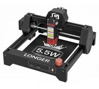 Machine de gravure et de découpe laser - Ray5 Mini - 5,5 W - 12 000 mm/min - Surface de travail : 130 x 140 mm - Wi-Fi - Pour graver et découper - Prise européenne