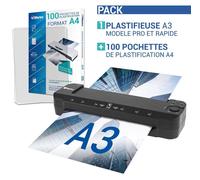 Machine de laminage A3, A4, A5, A6, A7, modèle Pro, ultra-rapide, pour le laminage à chaud et à froid, jusqu'à 2 x 150 microns