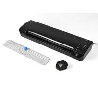 Machine de laminage DIN A3, pour laminage à chaud et à froid, incluant un guide de découpe